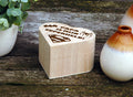 hartvormig kistje klein papavaderdag front view