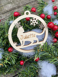 dieren kerstbal front view