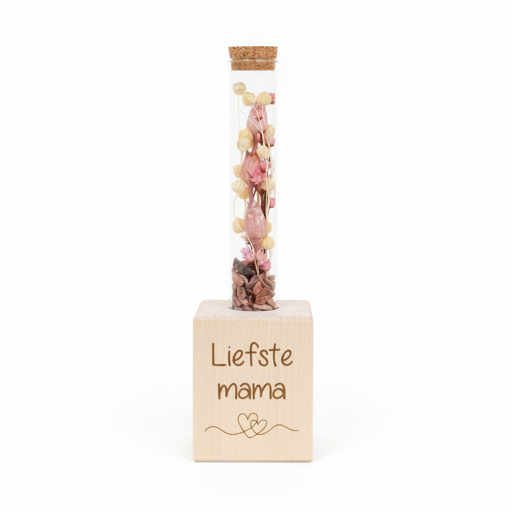 Blokje droogbloemen model 4