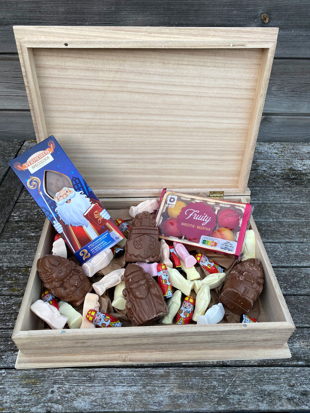 Houten boekkist Sinterklaas view 6