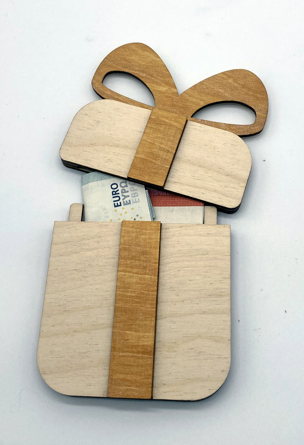 origineel houten geschenk voor geld of kadokaart view 7