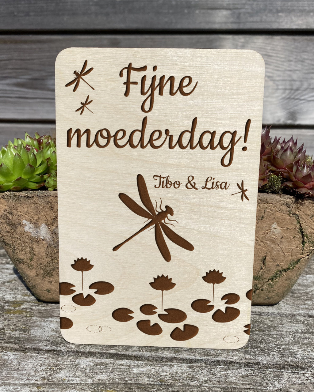 houten wenskaart mamamoederdag view 5