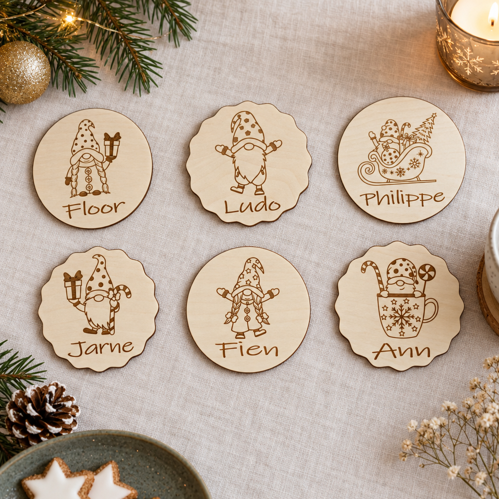 onderzetters kerst