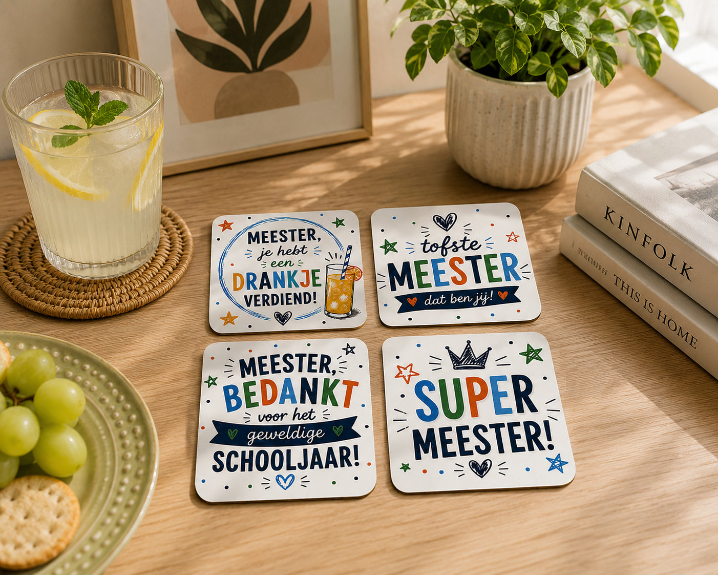 onderzetters juf/meester