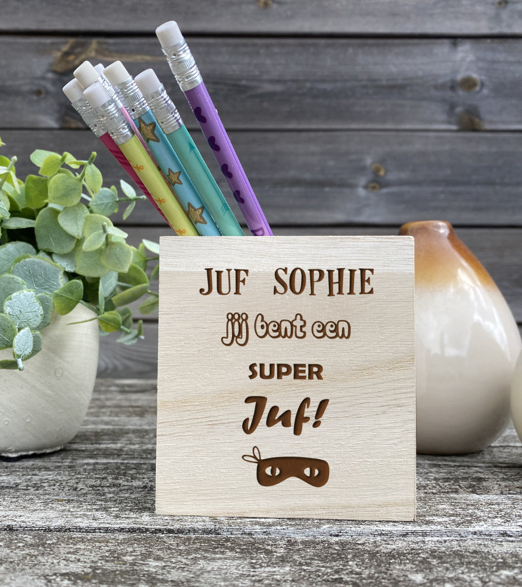Pennenpotje jufmeester einde schooljaar detail