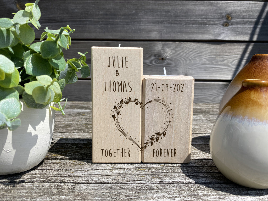 Theelicht combinatie huwelijk lifestyle